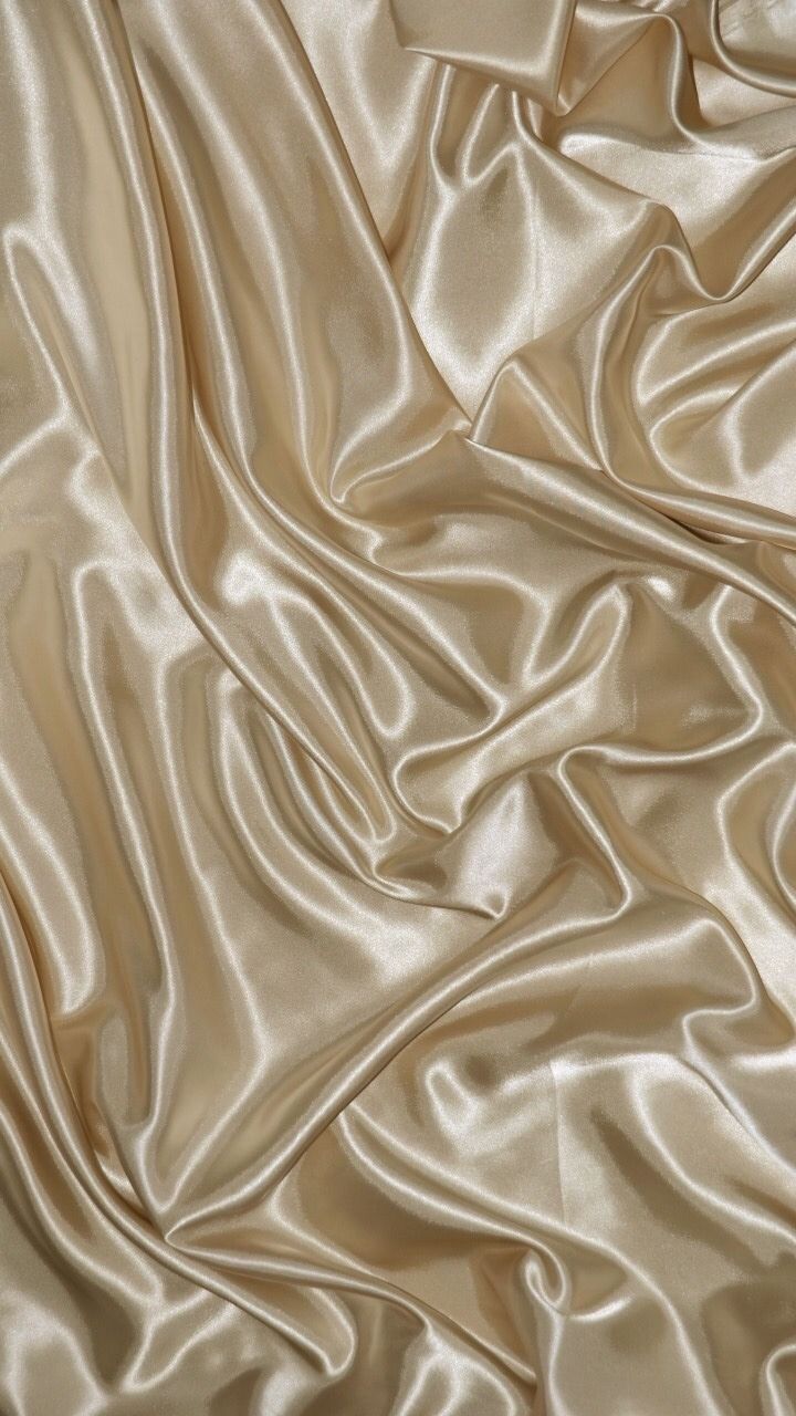 A close up of a beige colored silk material - Silk
