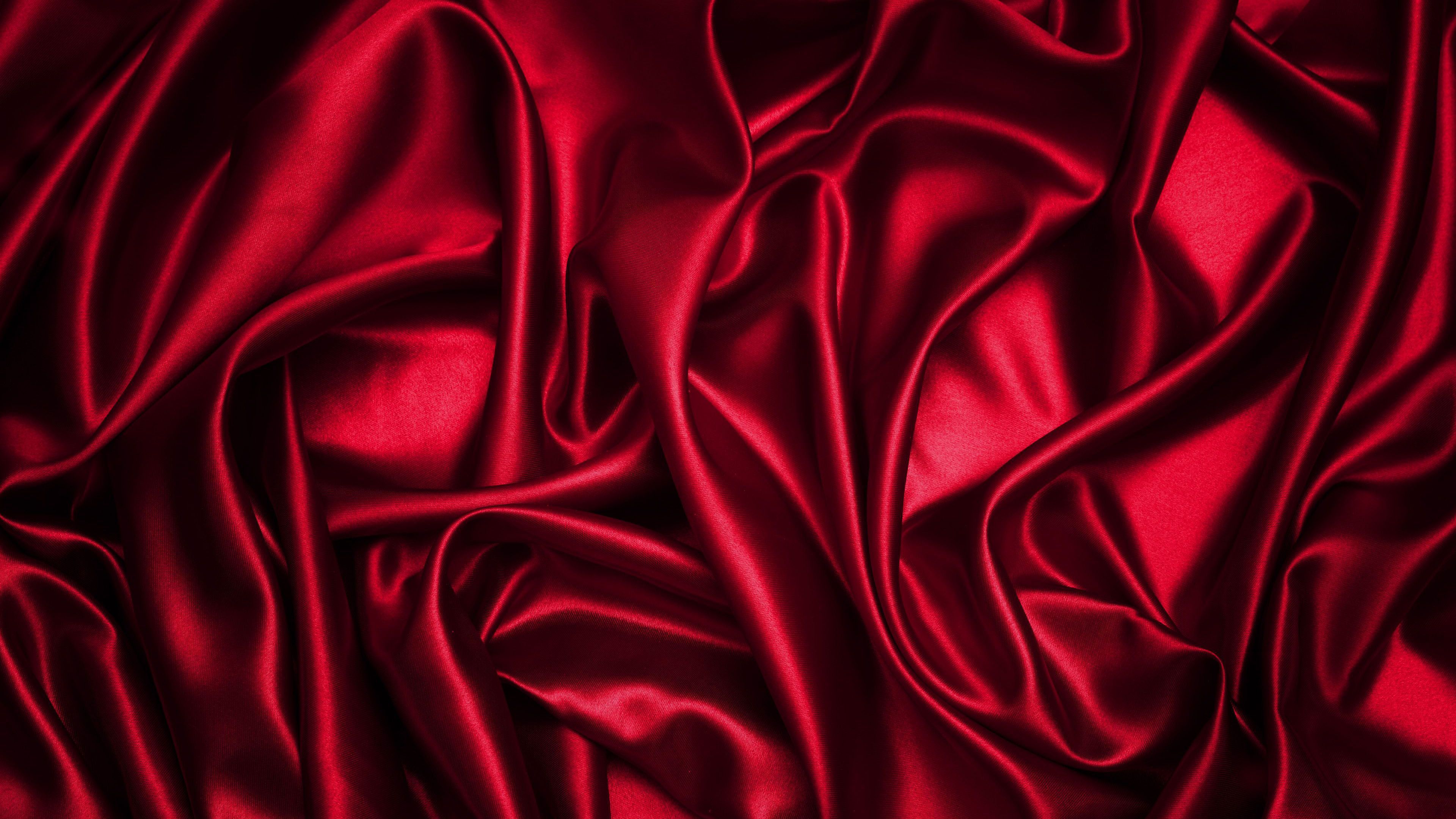 A red silk background - Silk