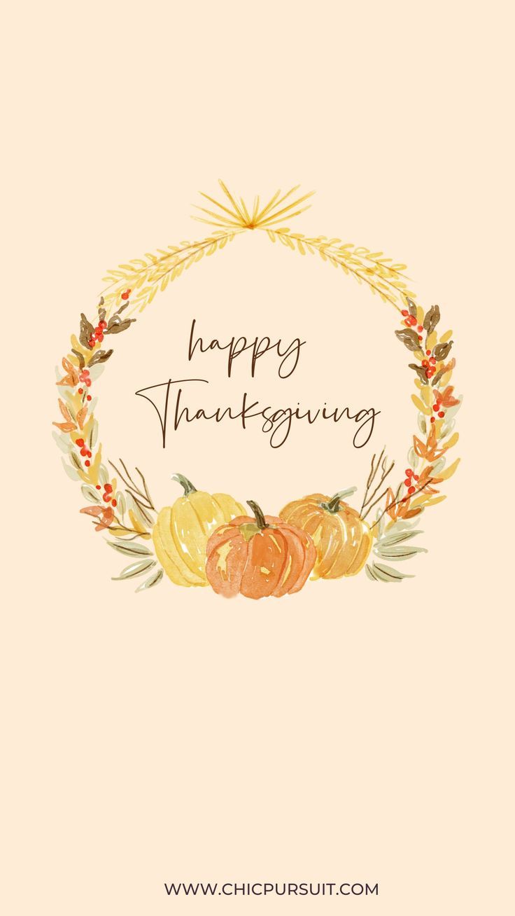 Cute Thanksgiving Wallpaper For iPhone (Free Download). Thanksgiving wallpaper, Happy thanksgiving wallpaper, iPhone wallpaper fall