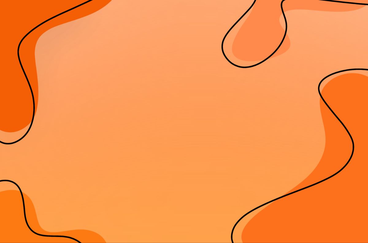 Orange Aesthetic Desktop Wallpaper