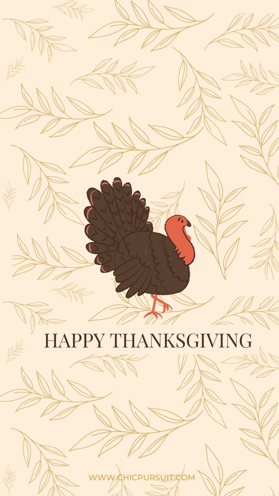 Cute Thanksgiving Wallpaper For iPhone (Free Download)