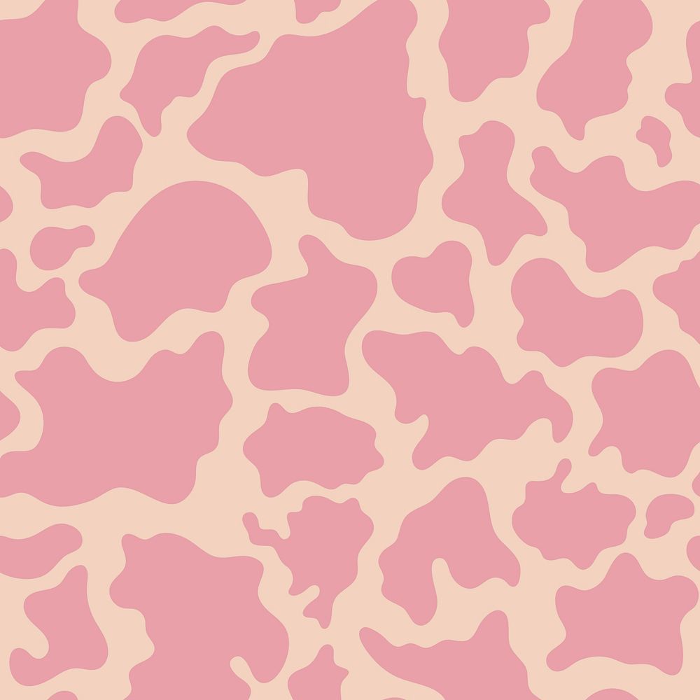 A pink and light pink cow pattern - Cow