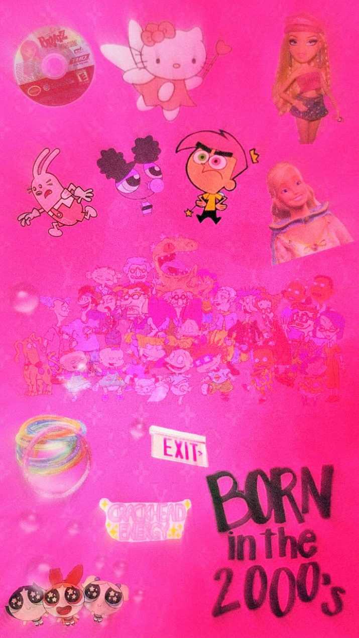 Pink Y2K Wallpaper
