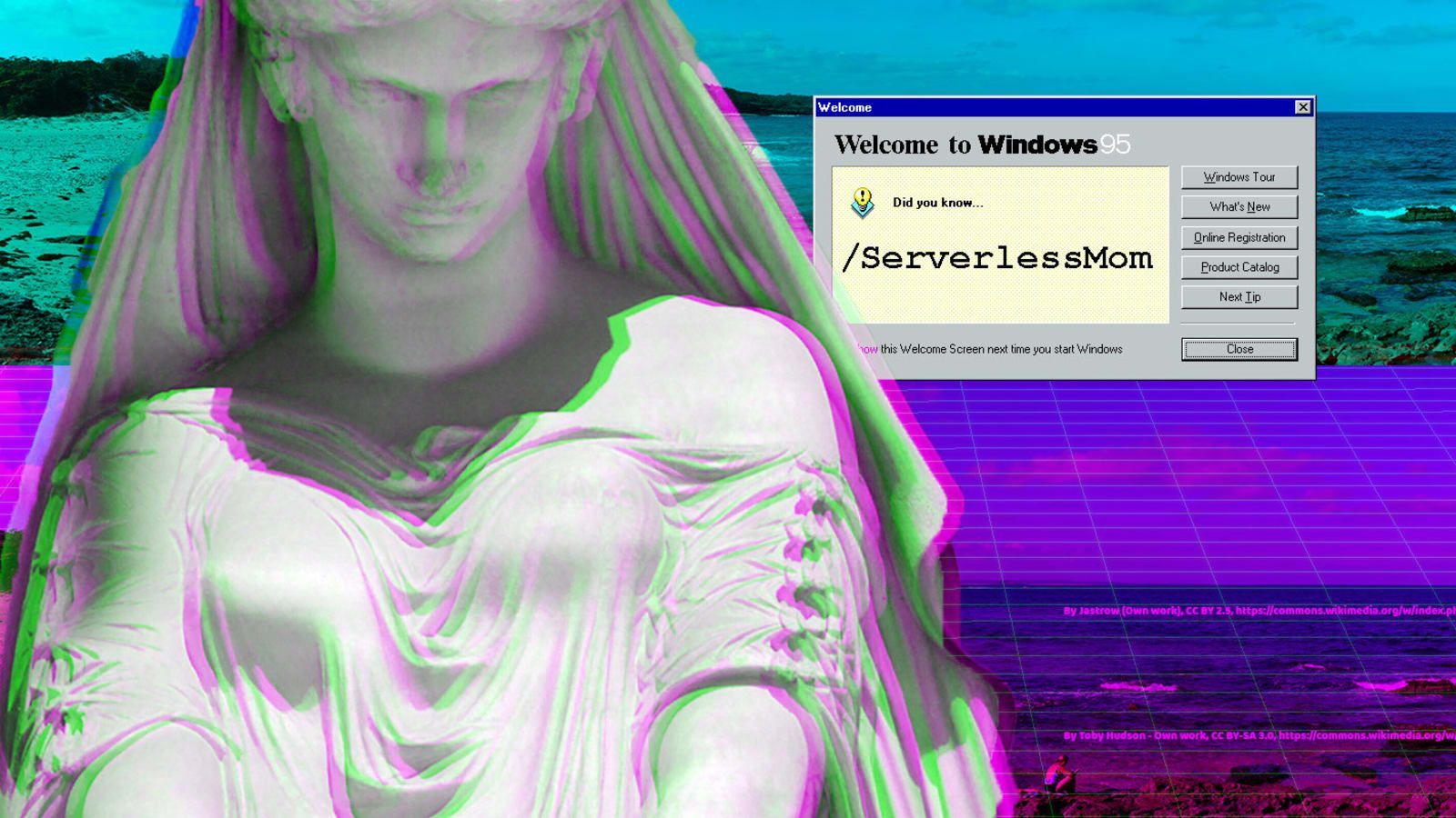 Making Vaporwave graphics for my Twitch Channel