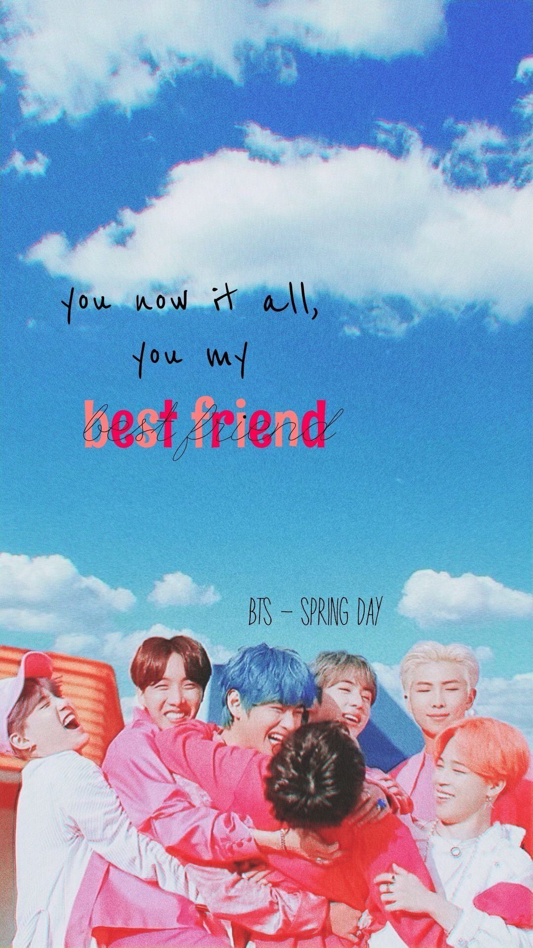 BTS Spring Day wallpaper I made for my phone! - BTS