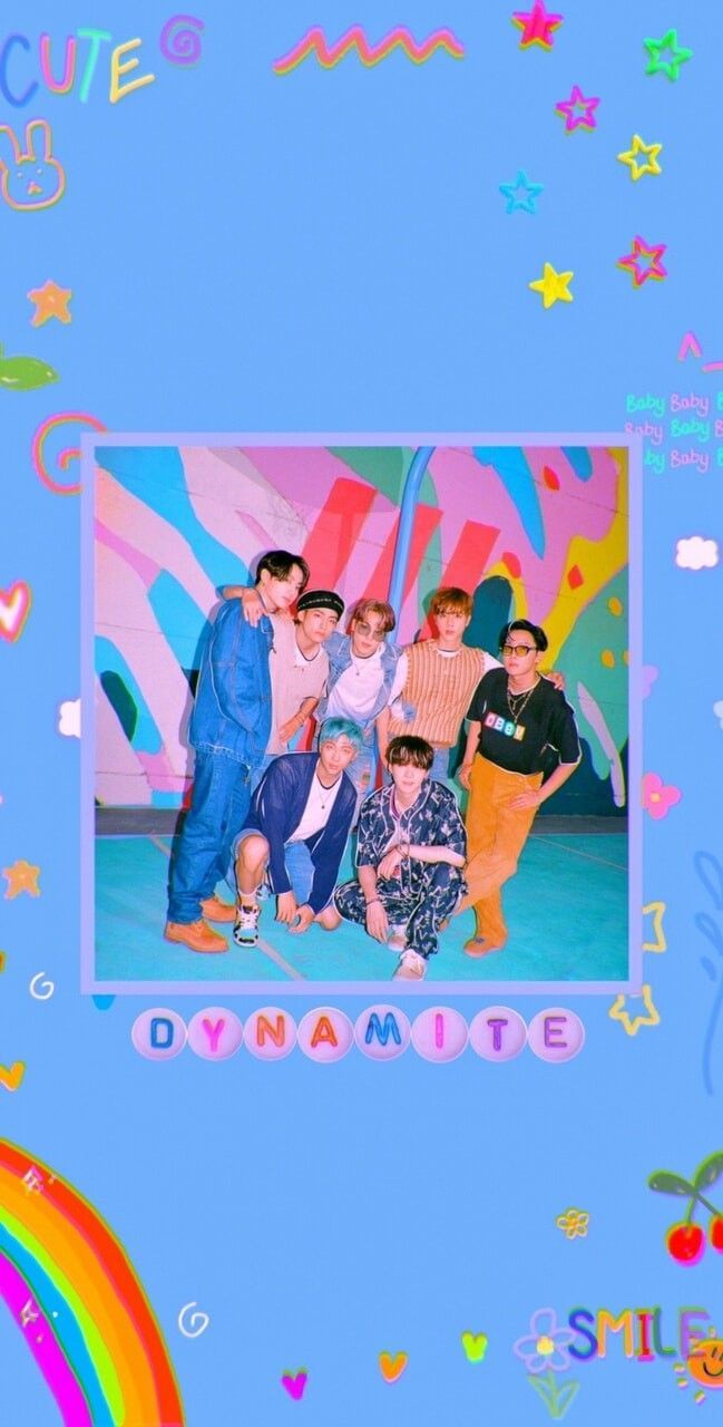 BTS Dynamite wallpaper I made for my phone! - BTS