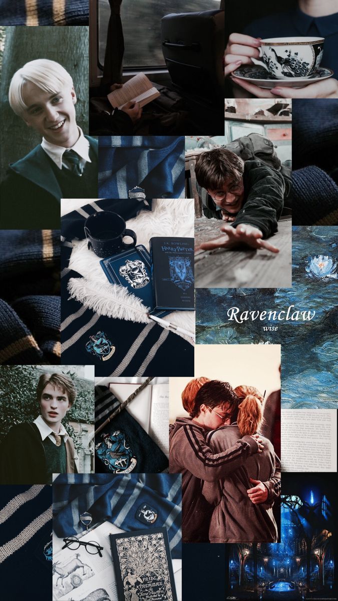 A collage of pictures from harry potter - Harry Potter, Ravenclaw