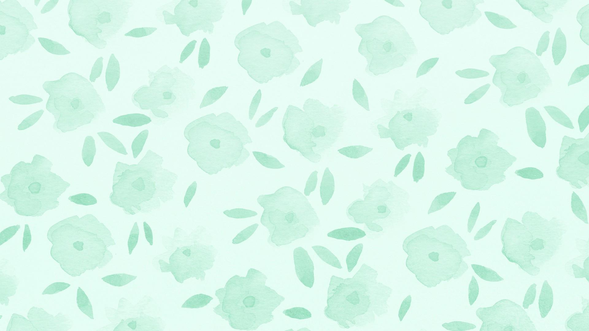 Mint Asthetic Desktop Wallpaper