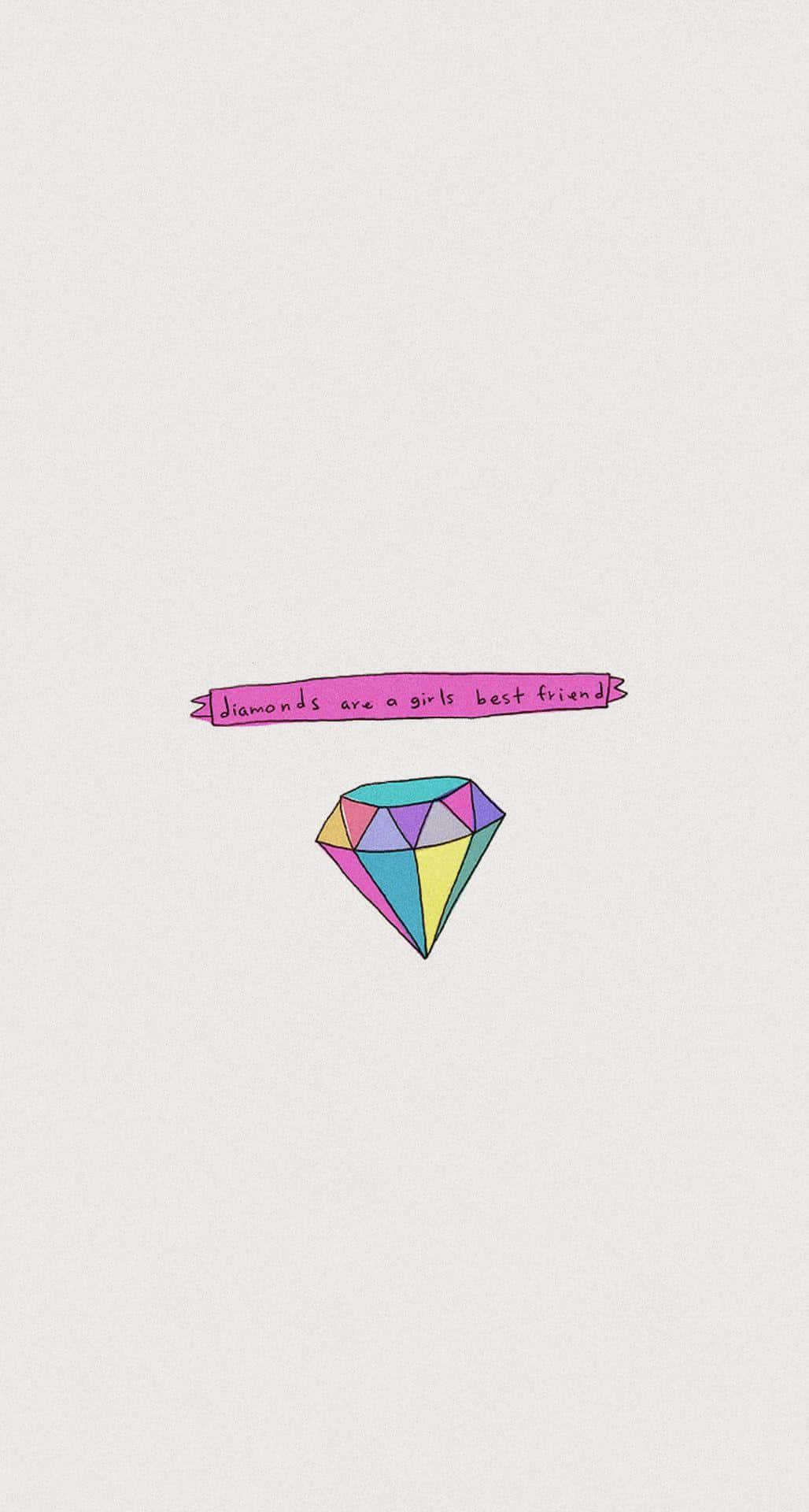 Diamonds are a girls best friend wallpaper - Bestie