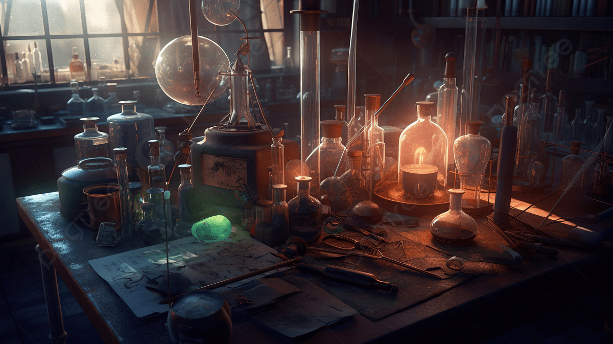 Science Laboratory Computer Graphics Wallpaper Art Background, Aesthetic Science Picture Background Image And Wallpaper for Free Download