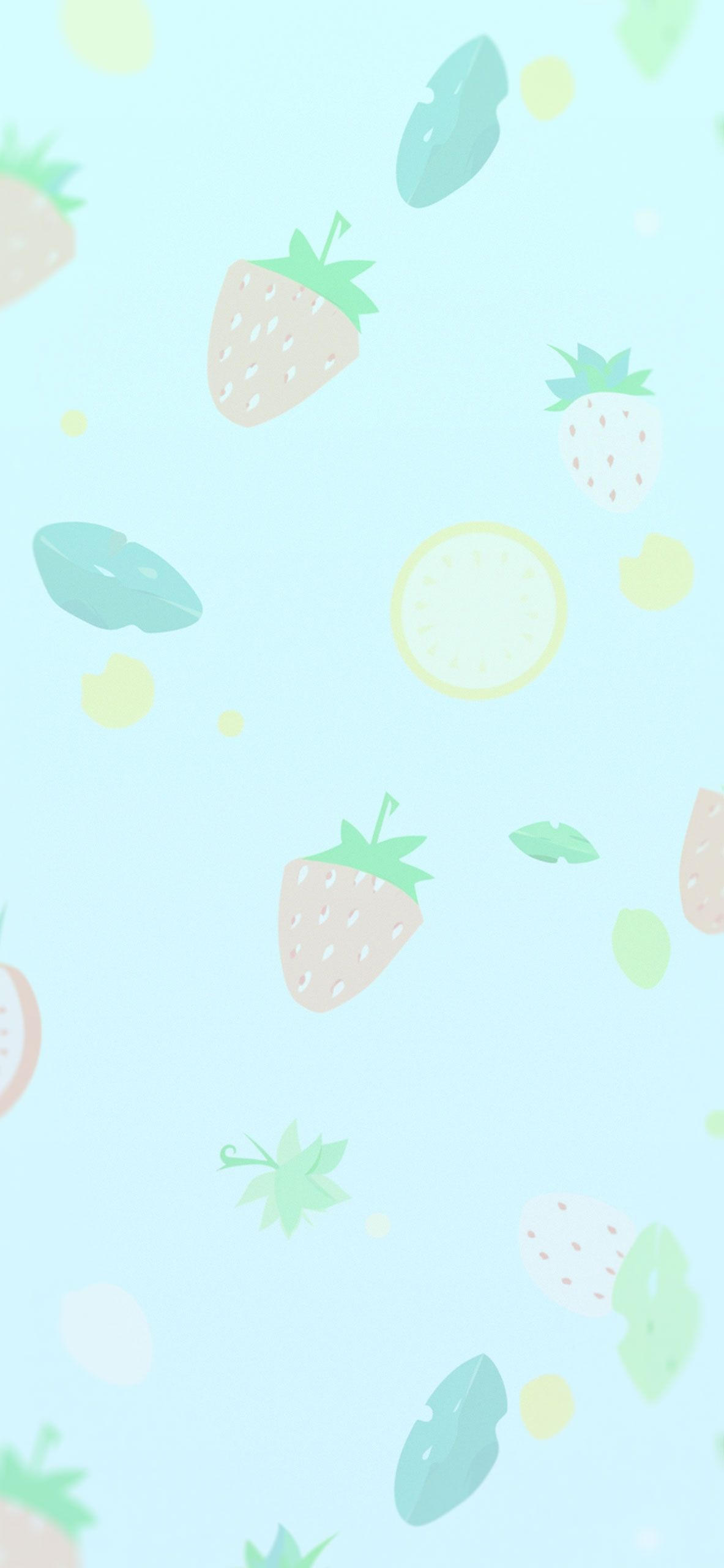 Preppy Fruit Pattern Wallpaper Aesthetic Fruit Wallpaper