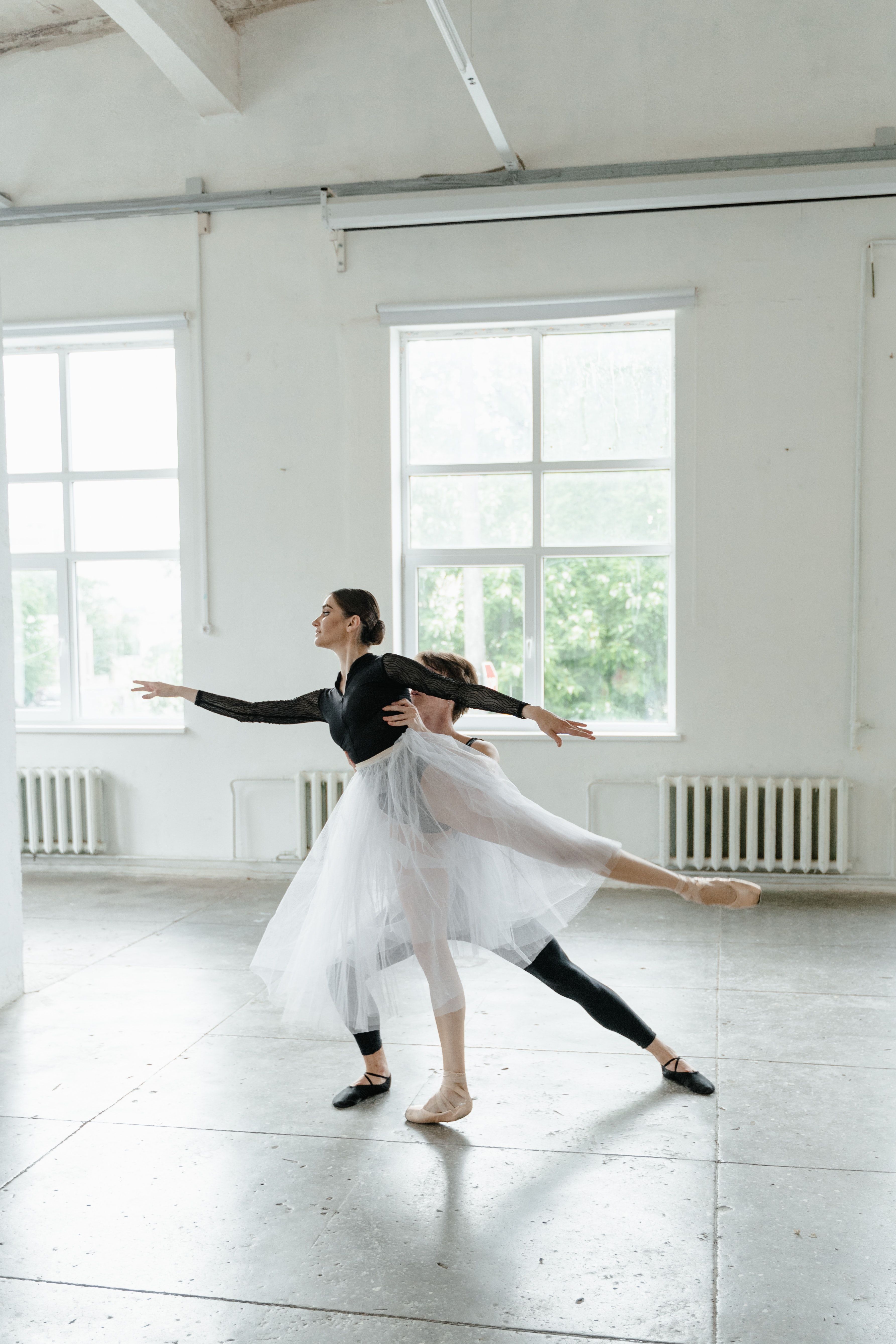 Ballet Dancer during a Practice · Free