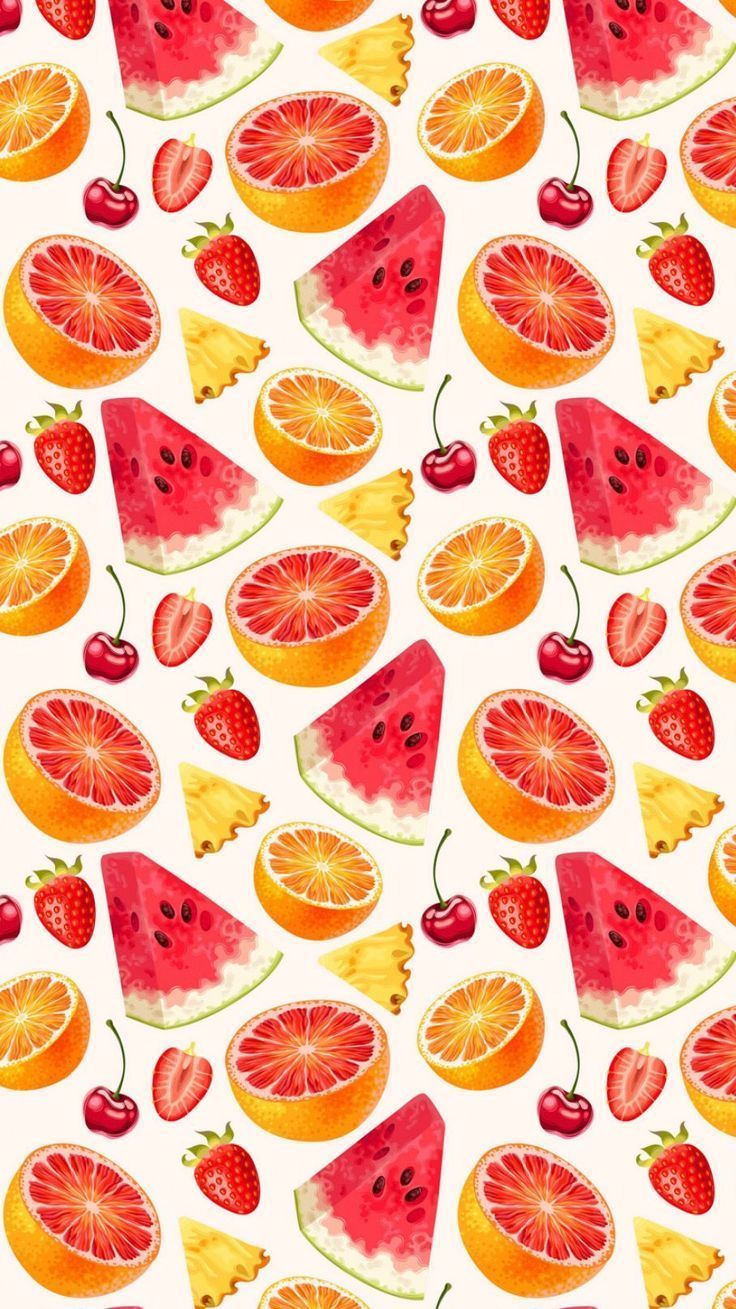 pattern. Fruit wallpaper, Summer wallpaper, Fruit
