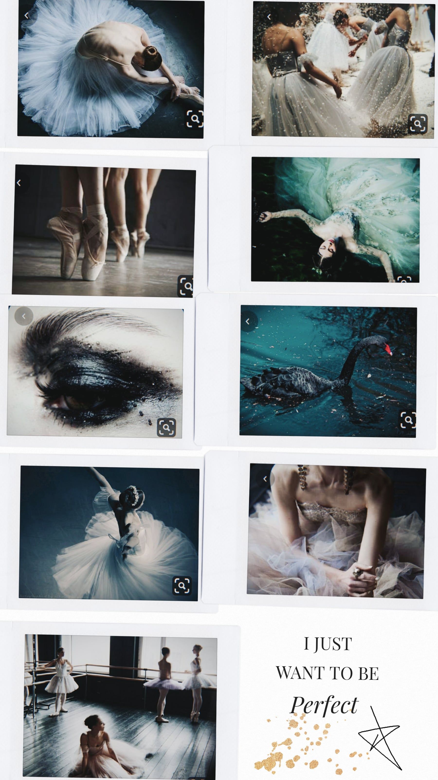What Are Your Thoughts About Dark Ballet Black Swan Type Of Choices Book? I Did A Mood Board About A Ballet Focused Book A While Ago And Thought: What If PB Made A
