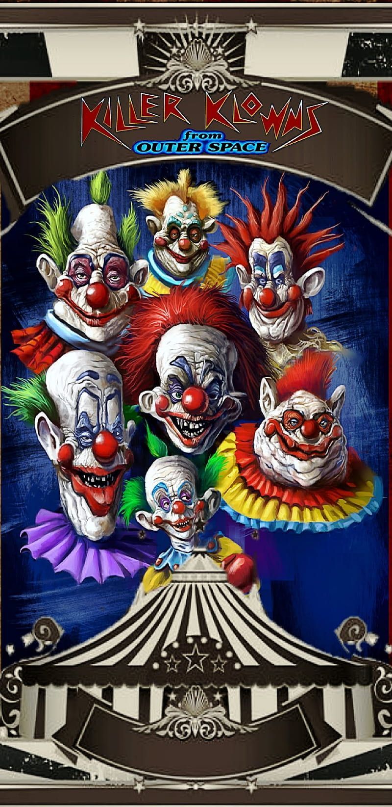 Circus, circus, clown, creepy, horror, HD phone wallpaper