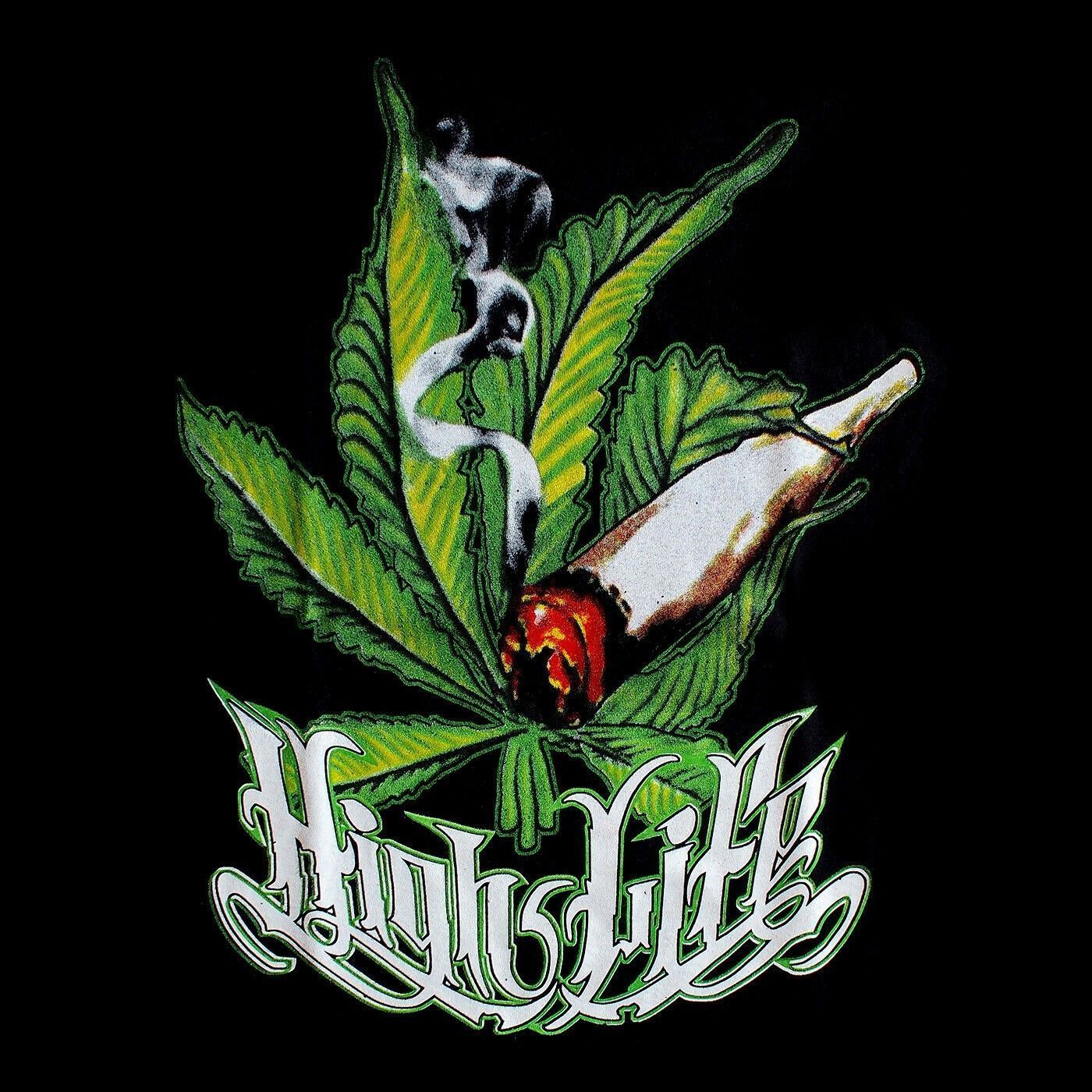 The logo for high life, a brand of marijuana - Weed