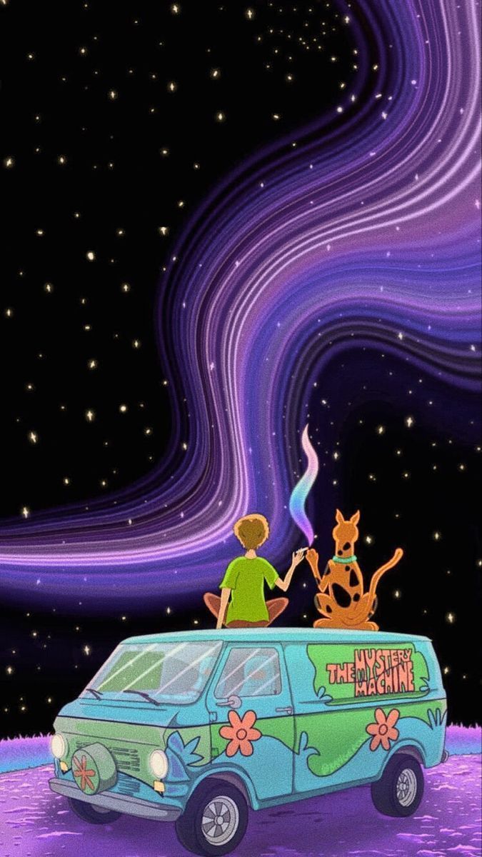 Scooby Doo and Shaggy watching the stars - Weed