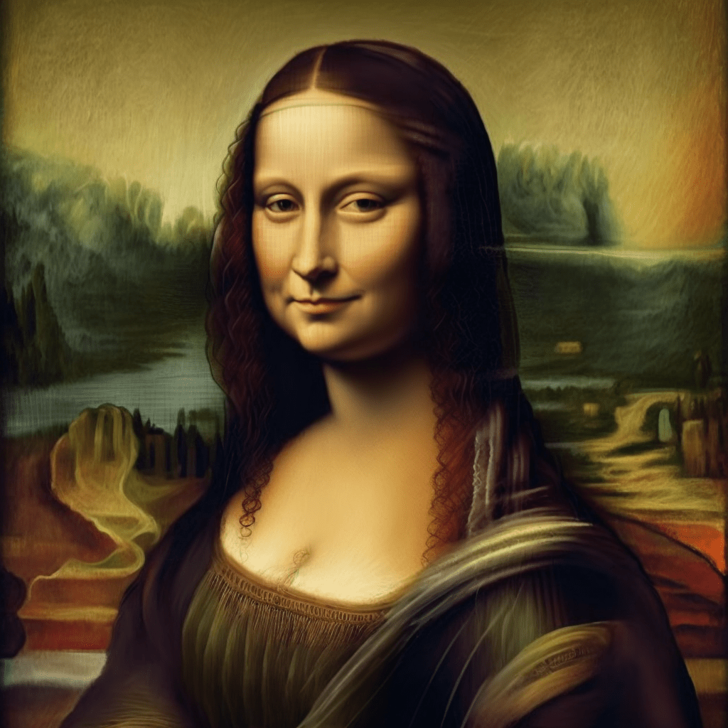 A painting of the mona lisa - Mona Lisa