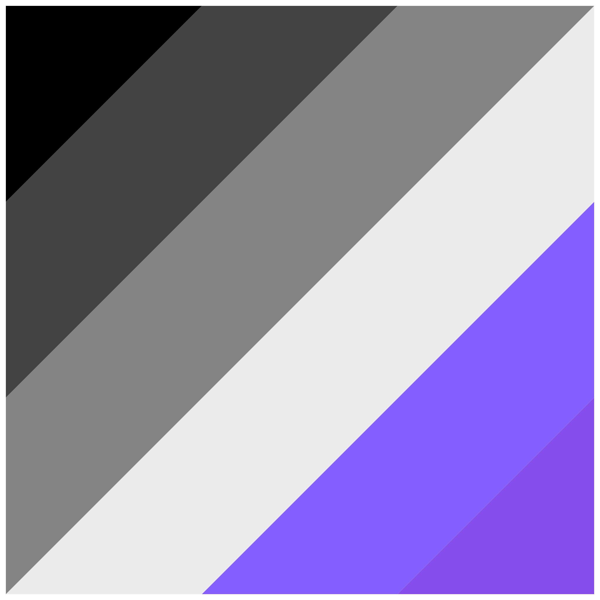 I hear people say the asexual flag isn't pretty but uh? All it needs is a better transition to colours, kind of like the aven triangle!! On an aesthetic note this is