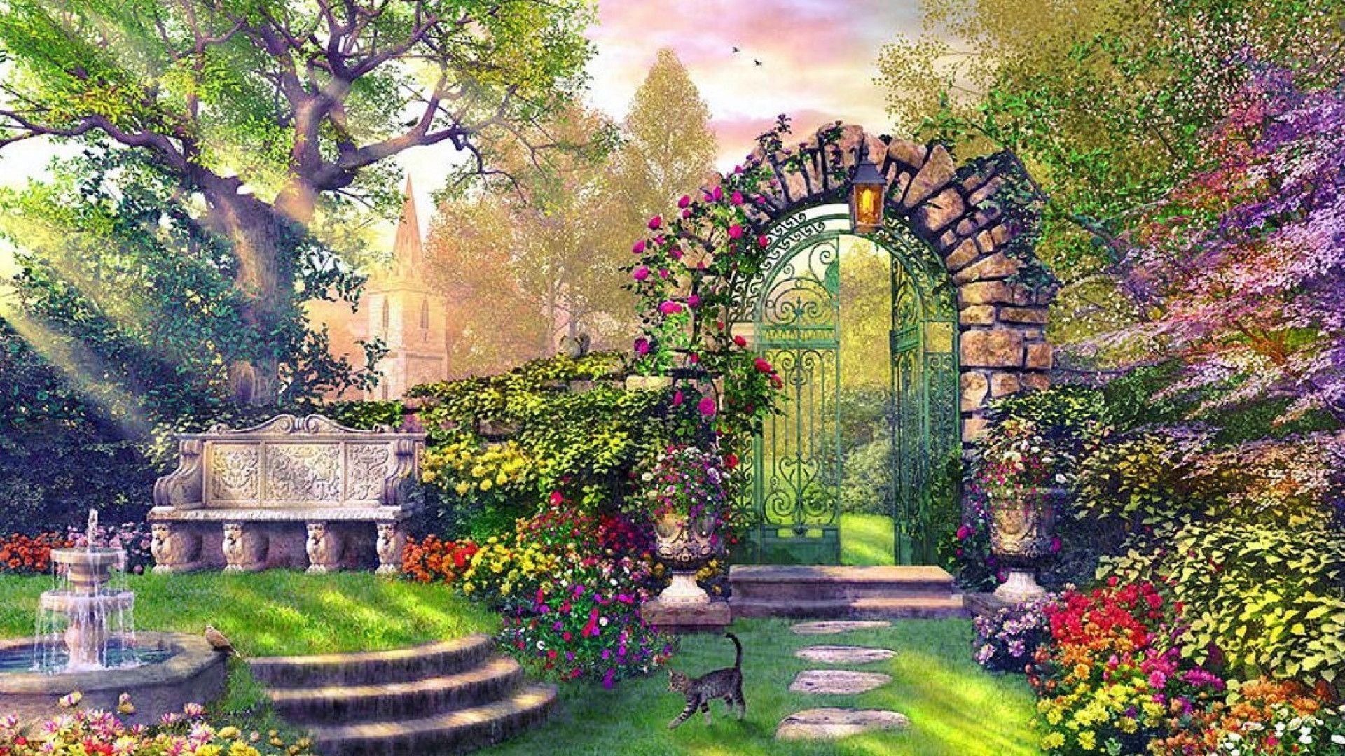 Garden Wallpaper 1920x1200 59916 - Garden