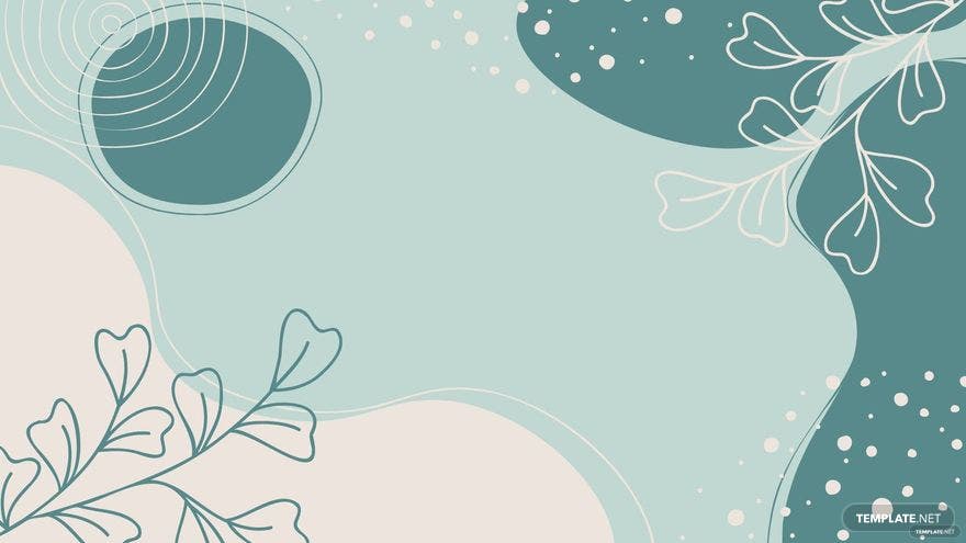 Teal Sunflower Background, Illustrator, JPG, PNG, SVG