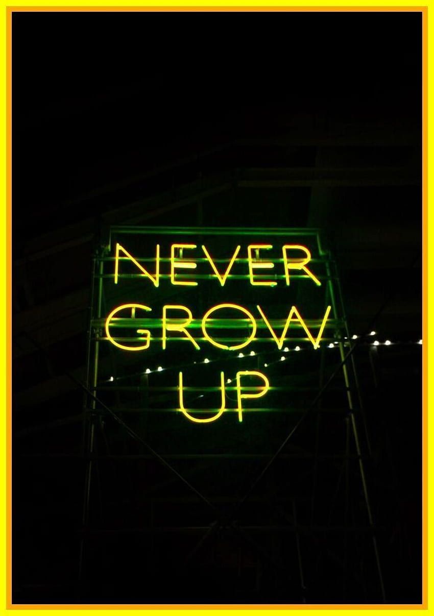 Reference of light yellow aesthetic in 2020. Neon quotes, Neon signs, Neon words HD phone wallpaper