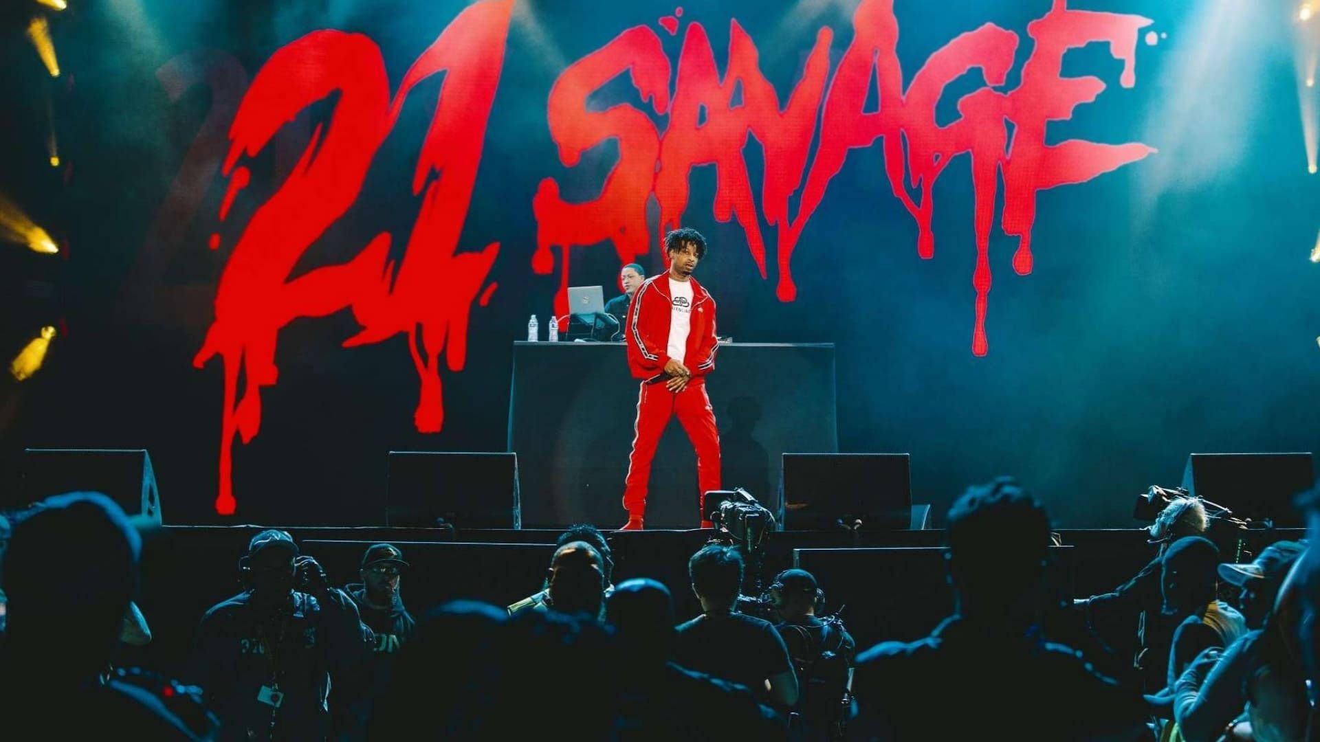 Download 21 Savage At Dreamville Fest Wallpaper