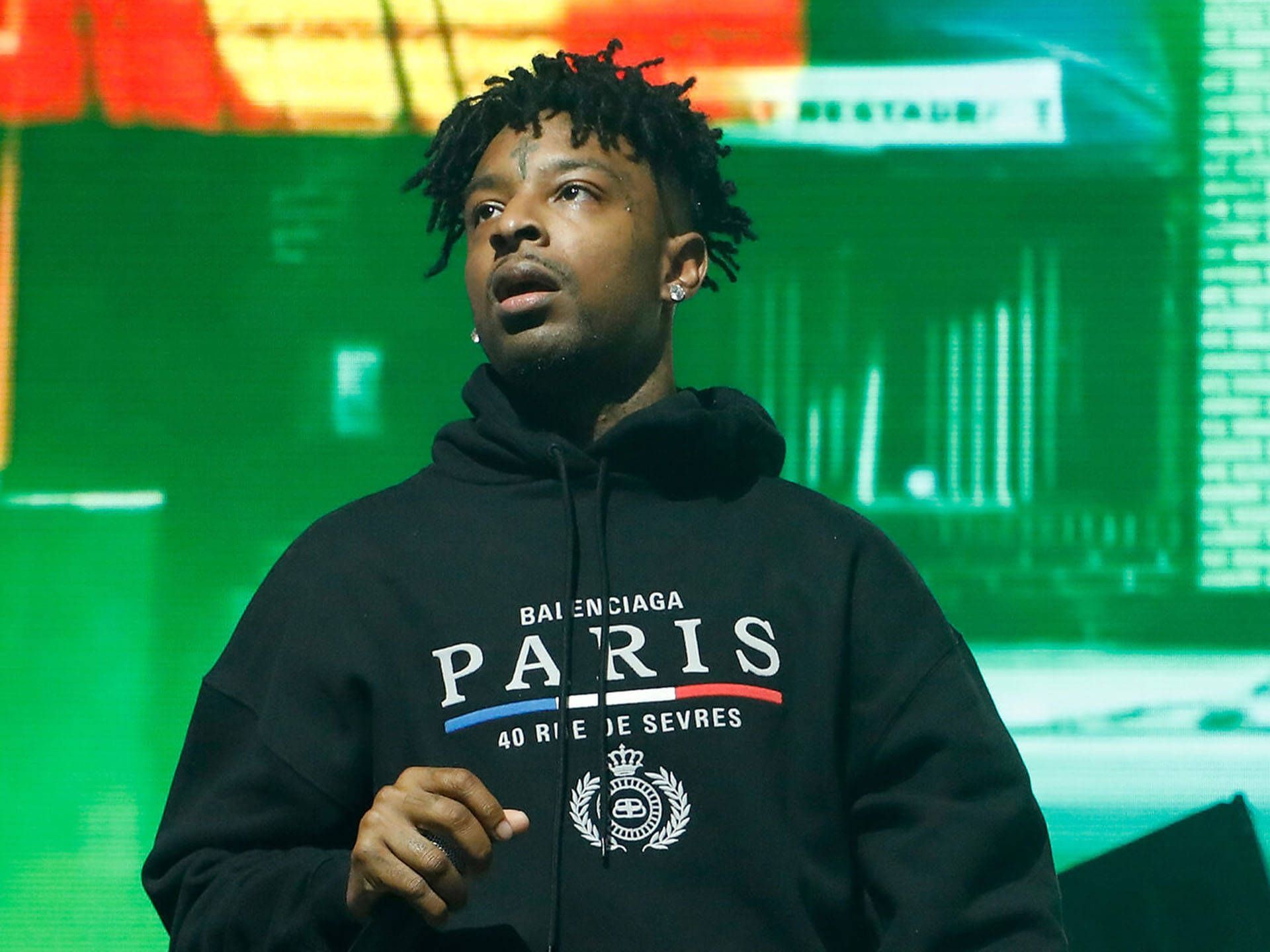 Download 21 Savage Forbes Event Wallpaper