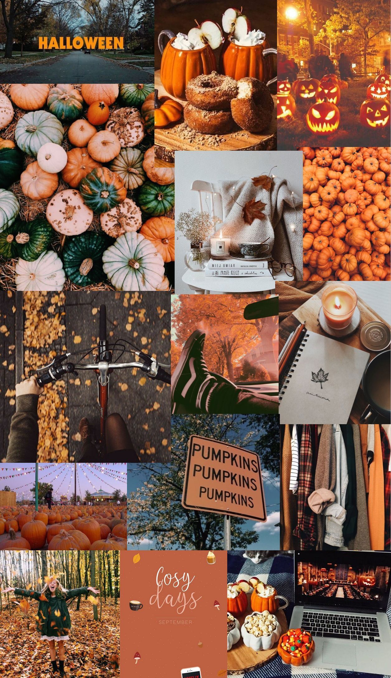 Autumn Collage Wallpaper : September & October Collage Wallpaper