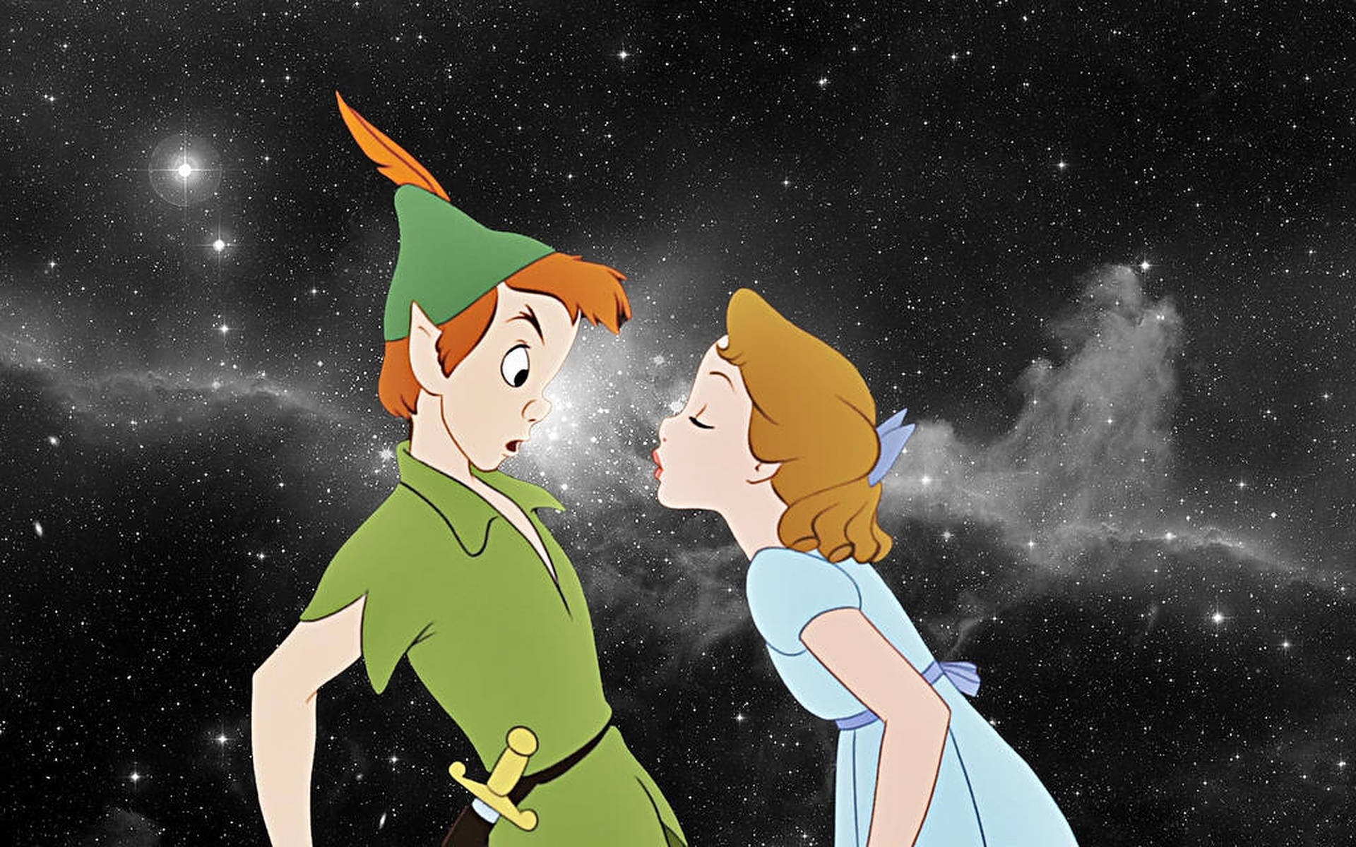 Download Peter Pan And Wendy Wallpaper
