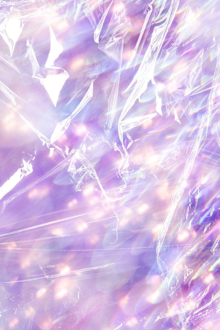 A purple and white background with glitter - Holographic