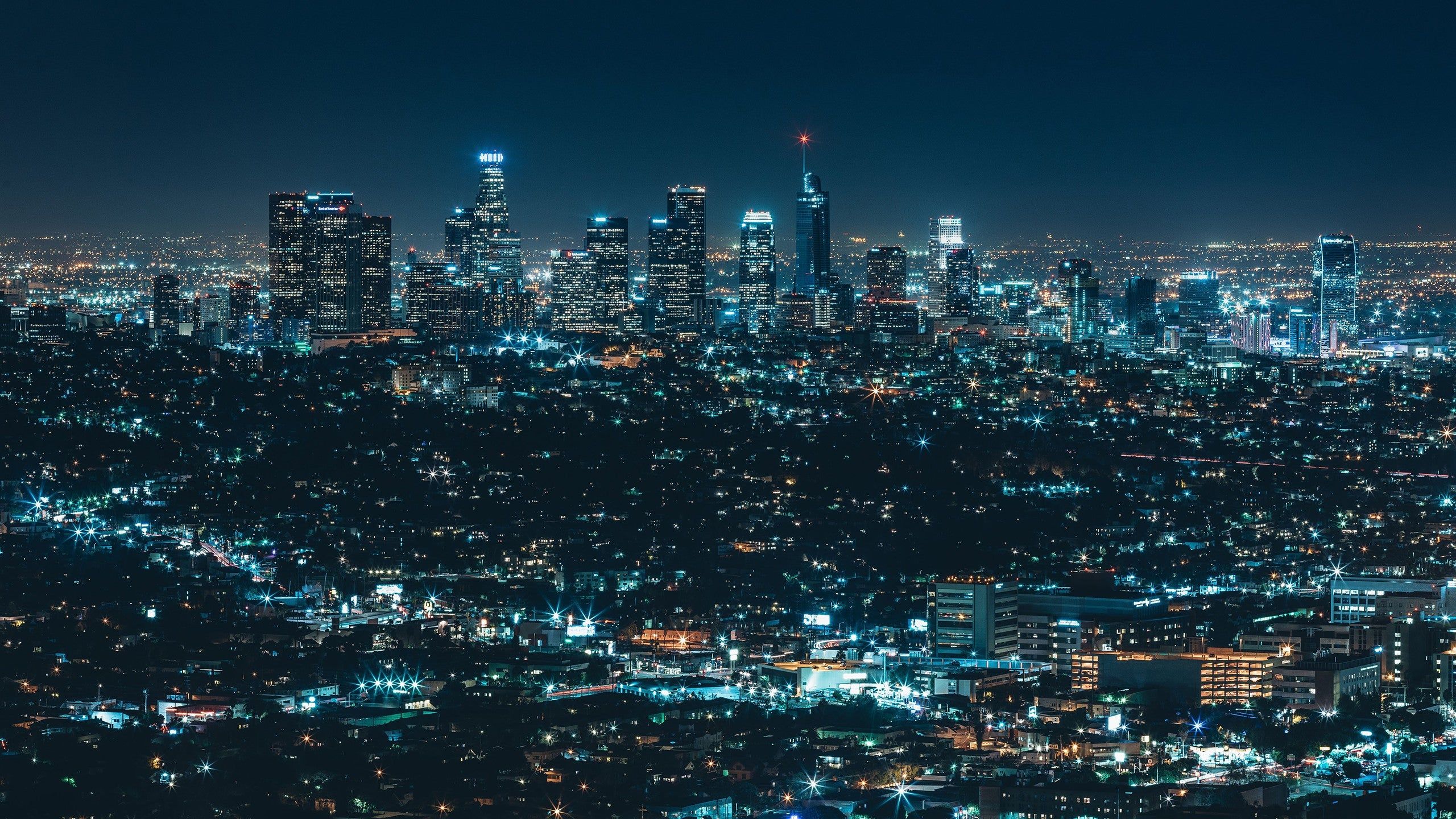 Los Angeles Nightscape HD wallpaper