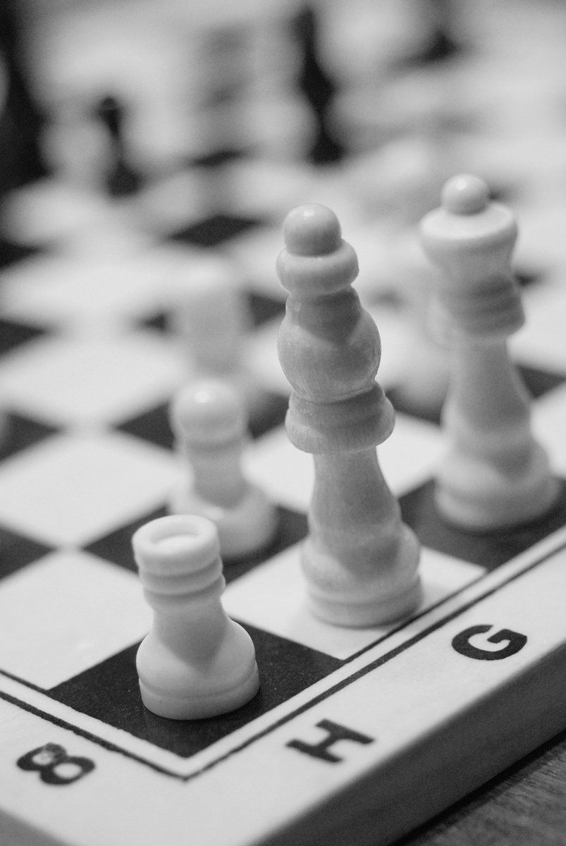 White chess army 1 Free Photo Download
