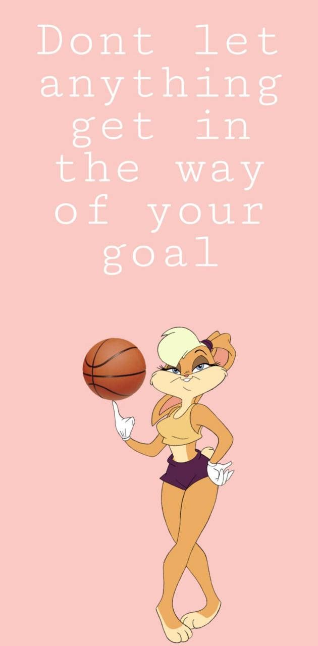 Download Looney Tunes Lola Bunny Quote Wallpaper