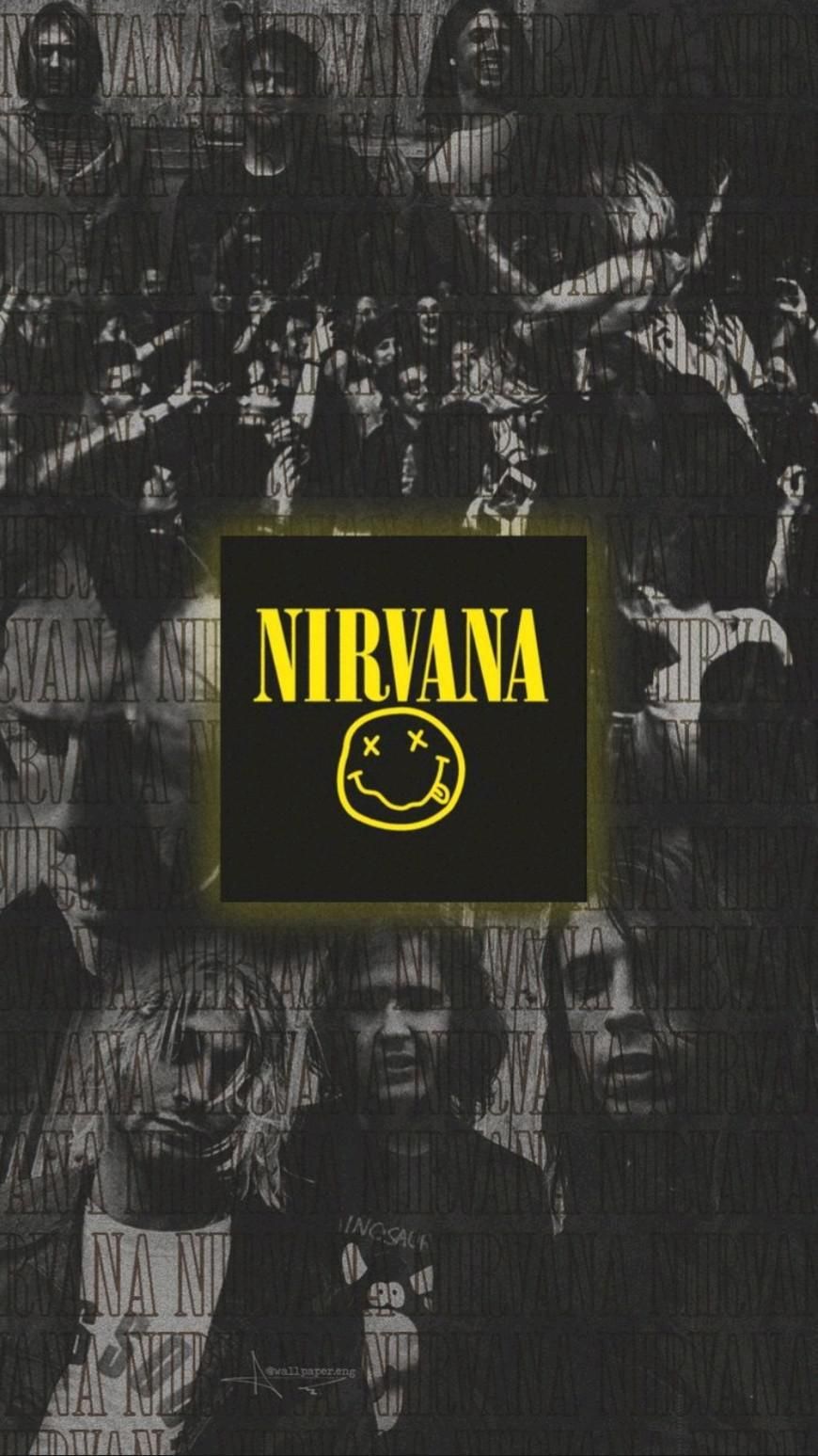 nirvana is such a classic grunge band. Nirvana wallpaper, Nirvana, Edgy wallpaper