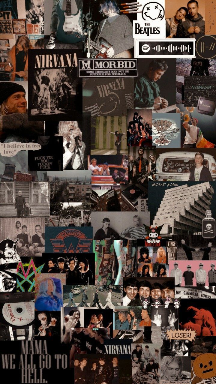 band wallpaper. iPhone wallpaper rock, Nirvana wallpaper, Band wallpaper