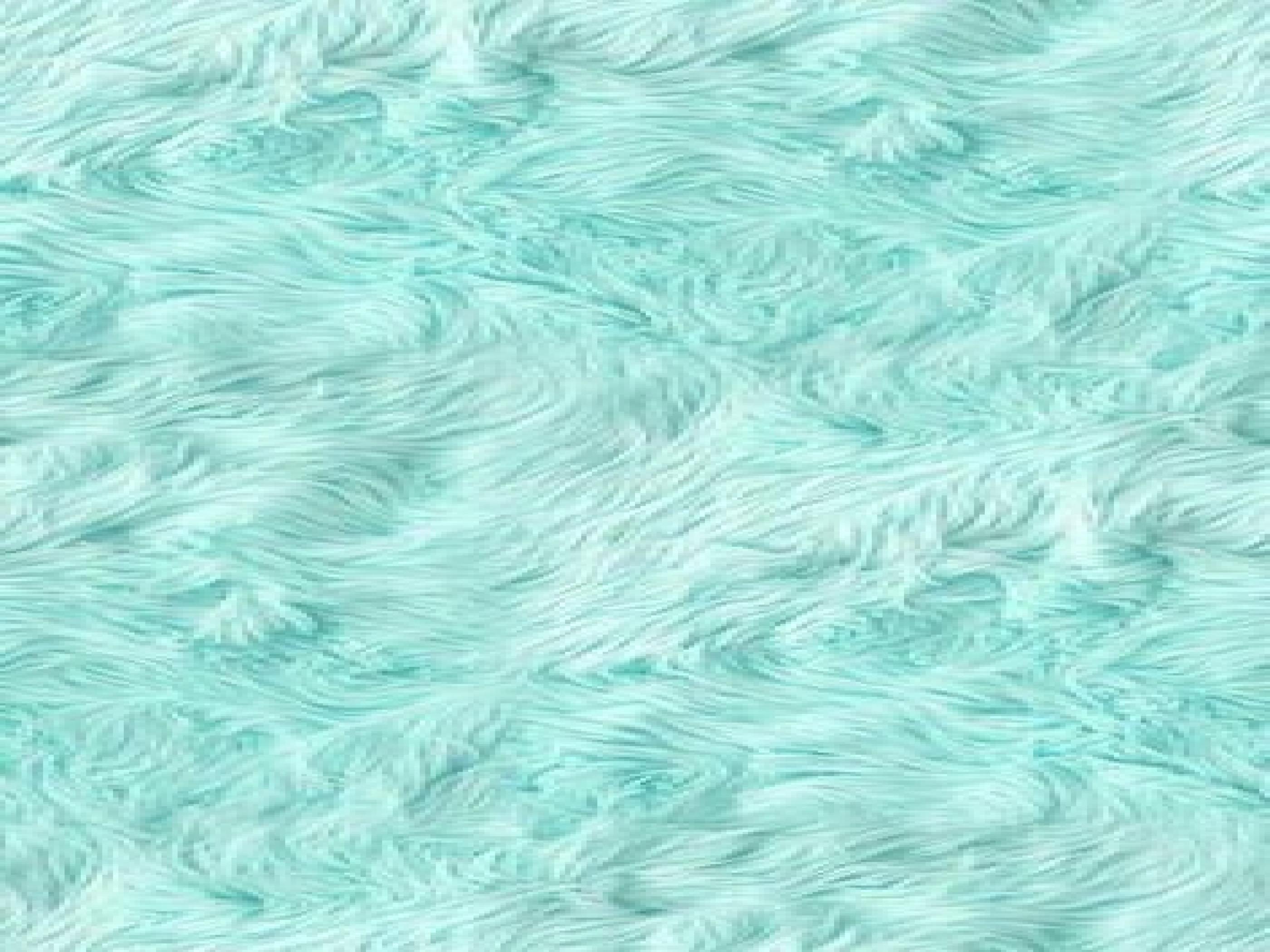 A blue and white fur texture - Teal, turquoise