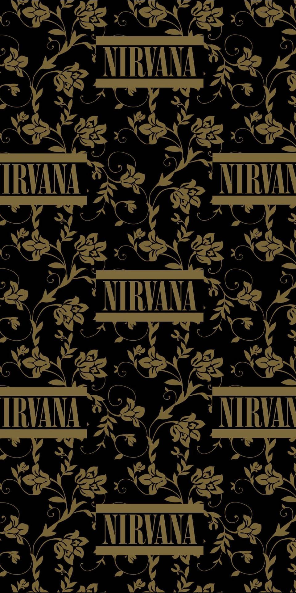 Download Nirvana Golden Black Wallpaper