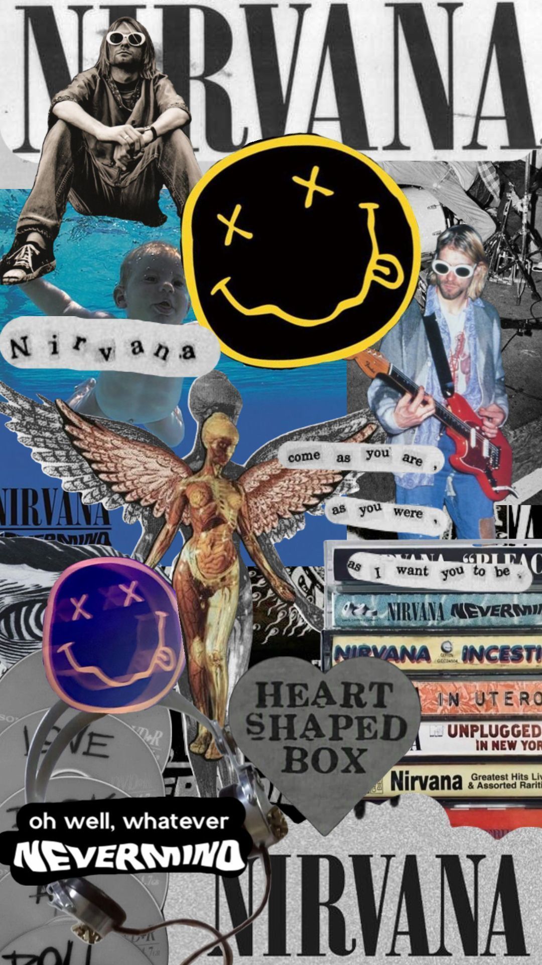 nirvana. Nirvana, Unique iphone wallpaper, iPhone wallpaper music