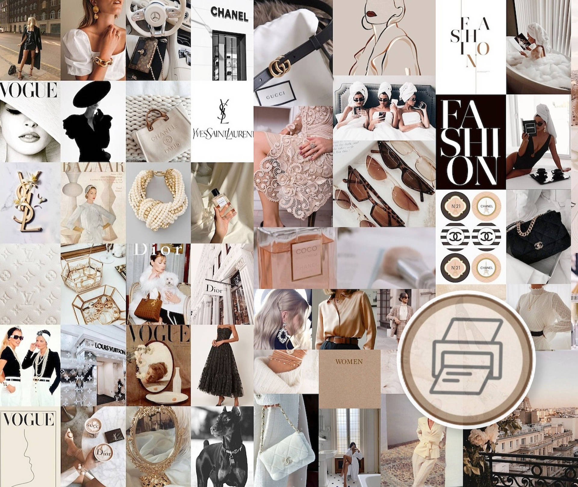 Download A Collage Of Image Of Fashion And Accessories Wallpaper