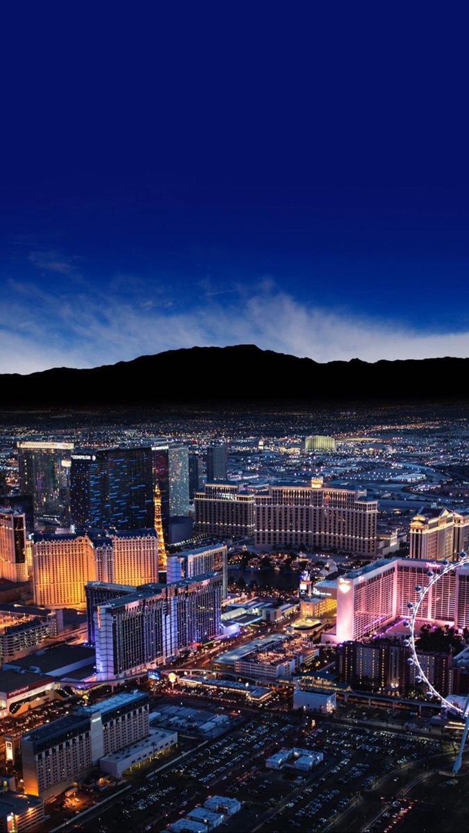 The city of las vegas at night - Las Vegas