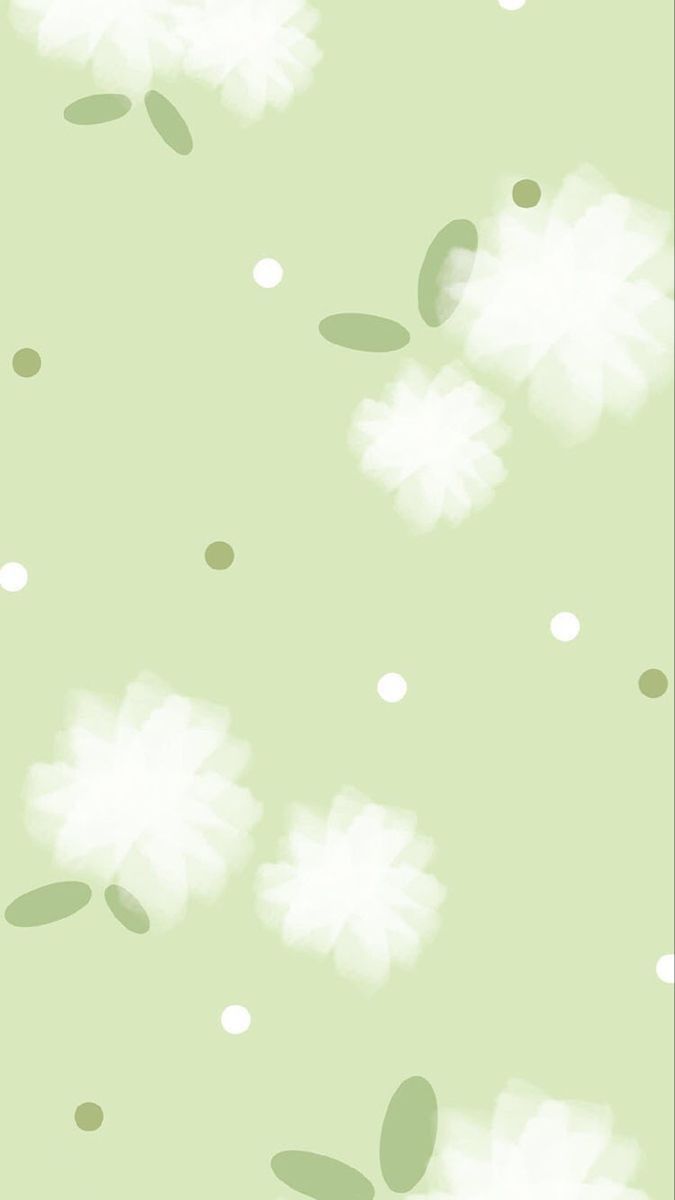 IPhone wallpaper with white flowers on a green background - Fashion, lime green