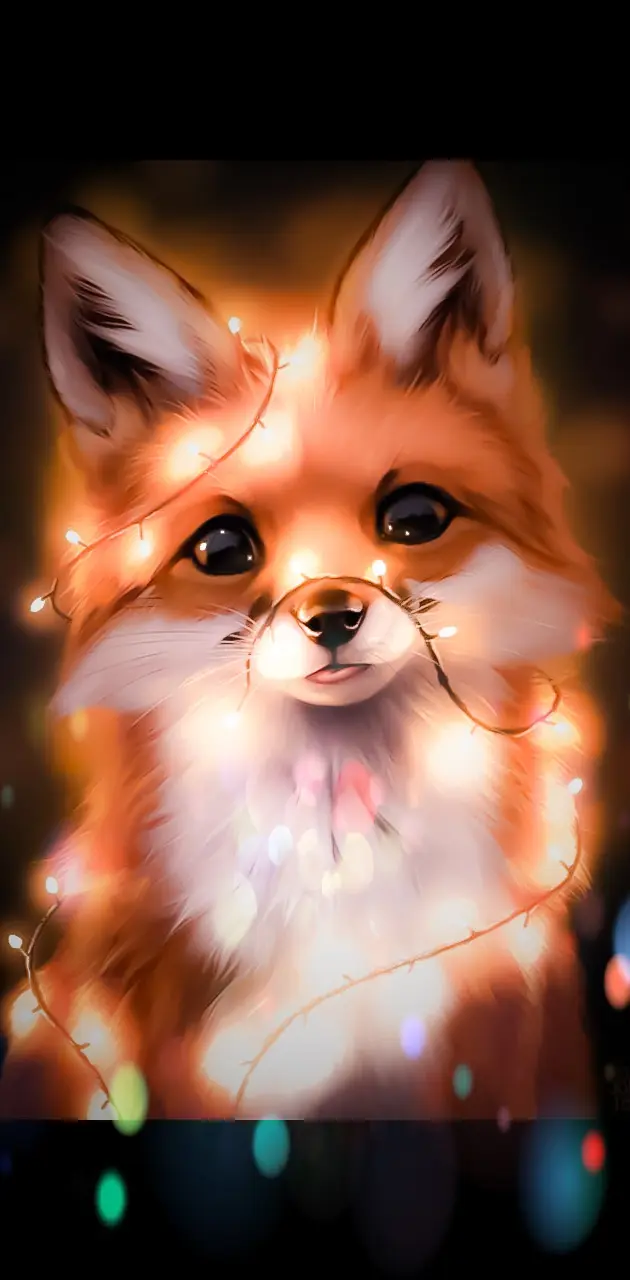 Fuzzier Fox wallpaper