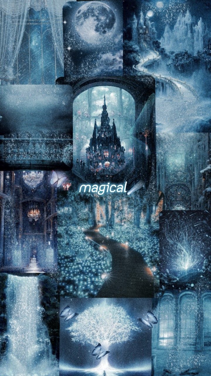 Aesthetic phone wallpaper with the word magical - Magic