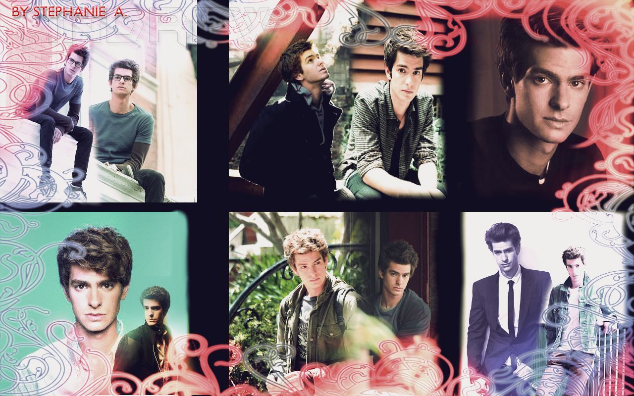 Collage of photos of the actor and musician, Jamie Campbell Bower. - Andrew Garfield