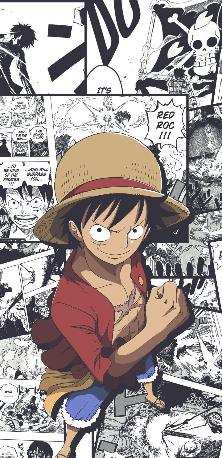 Monkey D. Luffy is a fictional character in the One Piece manga series created by Eiichiro Oda. - One Piece