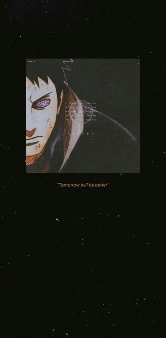 Aesthetic anime wallpaper for phone with the quote 