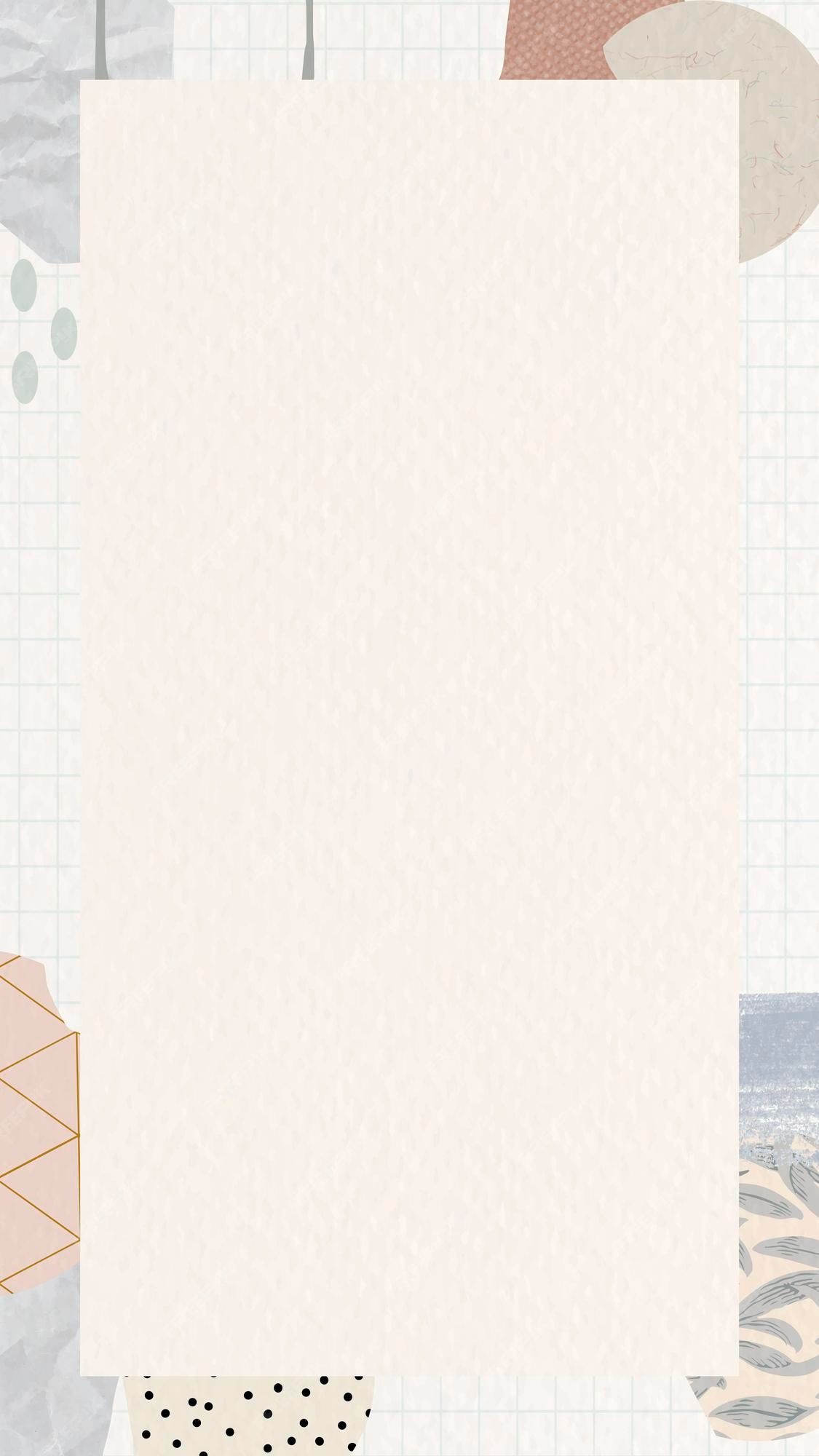 A4 paper background with a grid pattern - Terrazzo, border