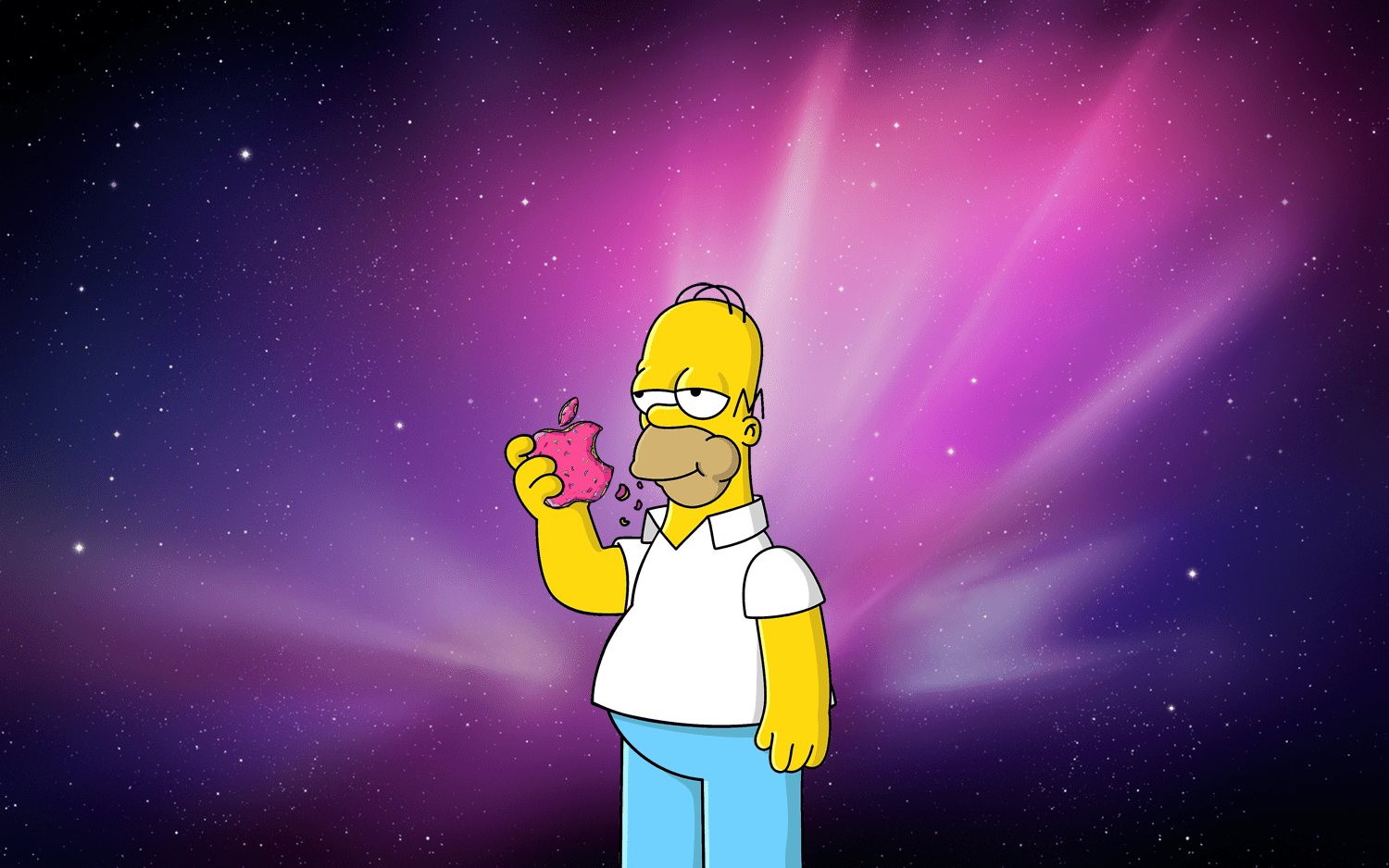 Homer Simpson Apple Wallpaper. Homer simpson, Apple wallpaper, Homer