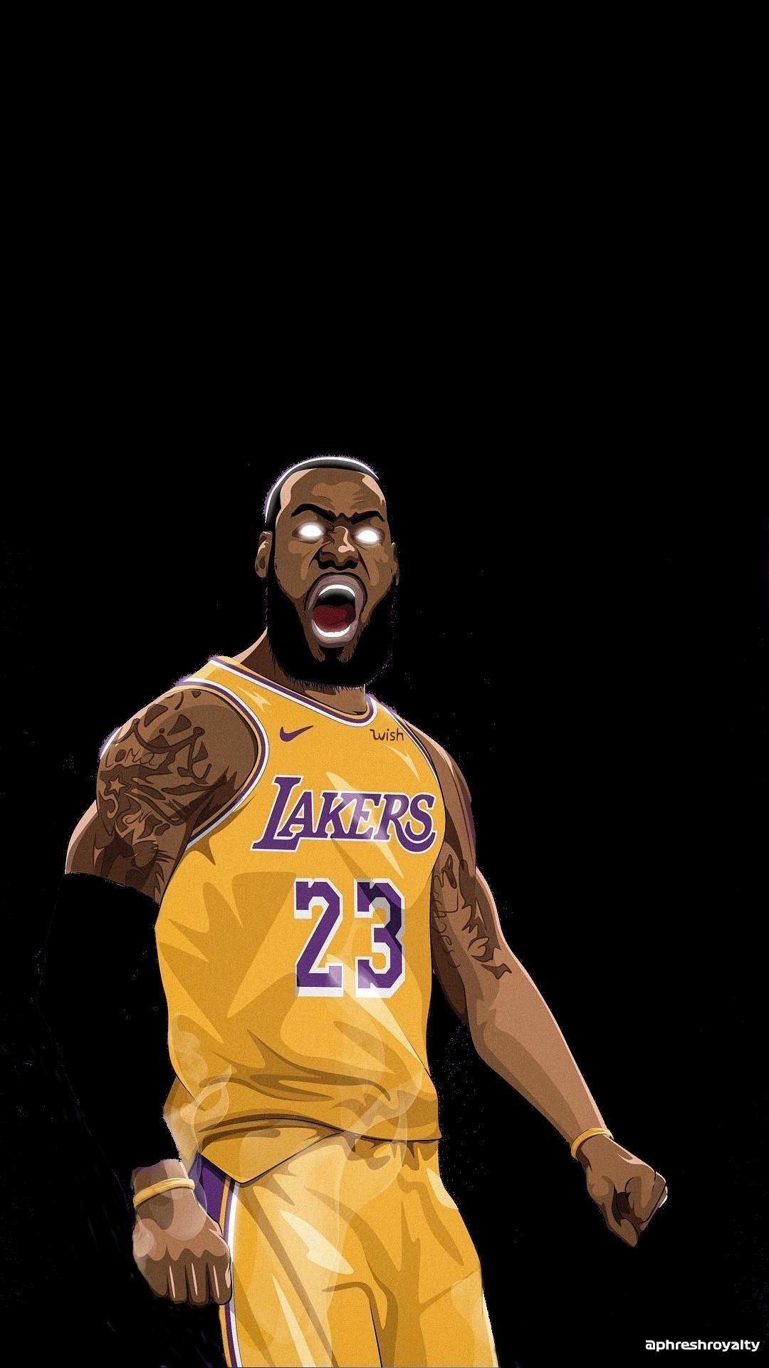 Lebron James Lakers Wallpaper iPhone with high-resolution 1080x1920 pixel. You can use this wallpaper for your iPhone 5, 6, 7, 8, X, XS, XR backgrounds, Mobile Screensaver, or iPad Lock Screen - Lebron James